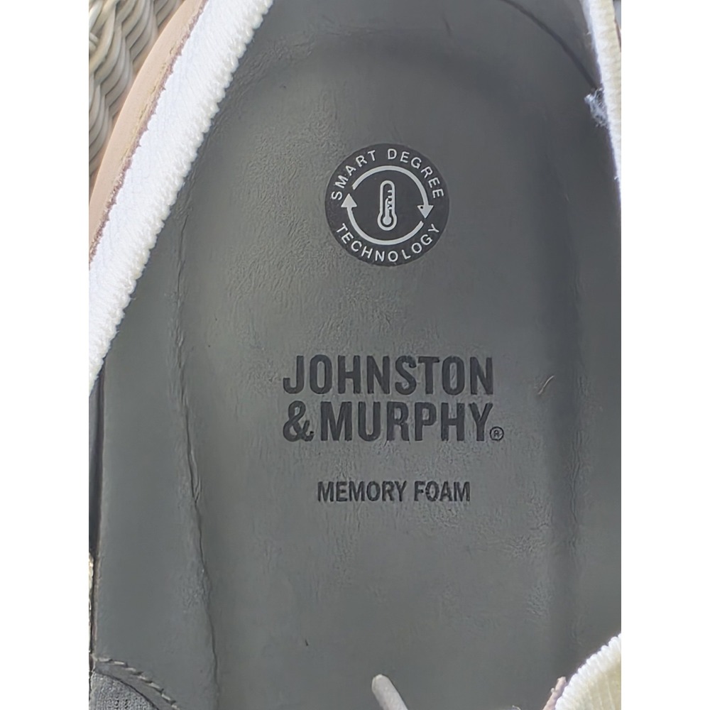 Johnston & Murphy Amherst 2.0 25-8540 Sneakers Men White Plain Toe Sz 16m-L22 - Picture 4 of 5